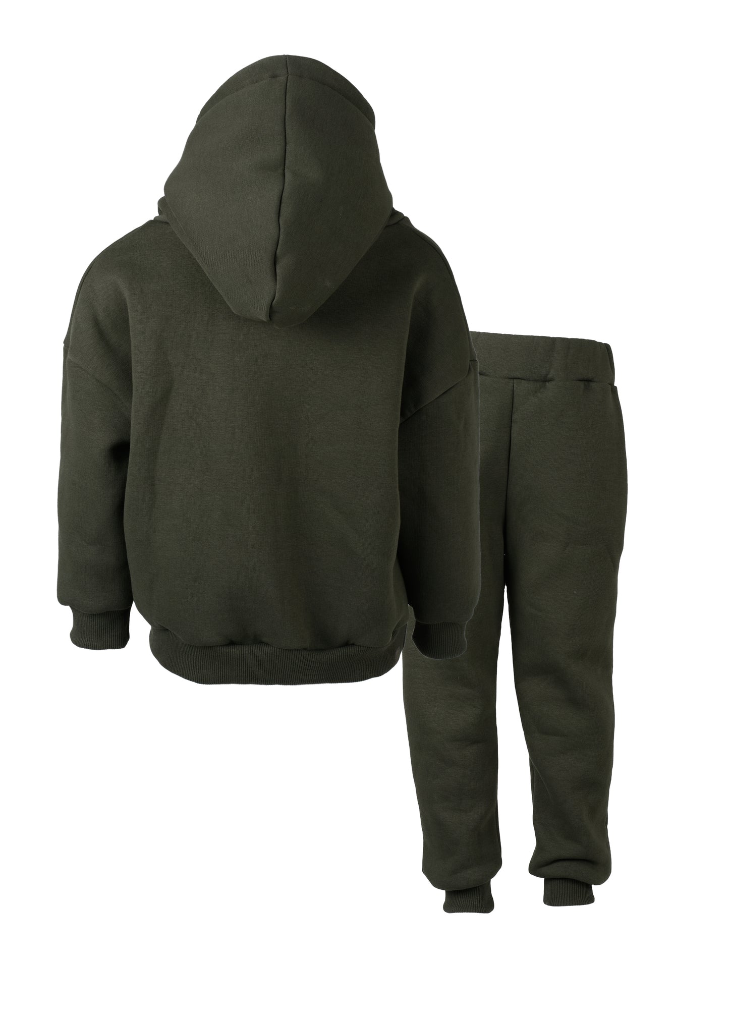 Olive Green Oversized Hoodie Set