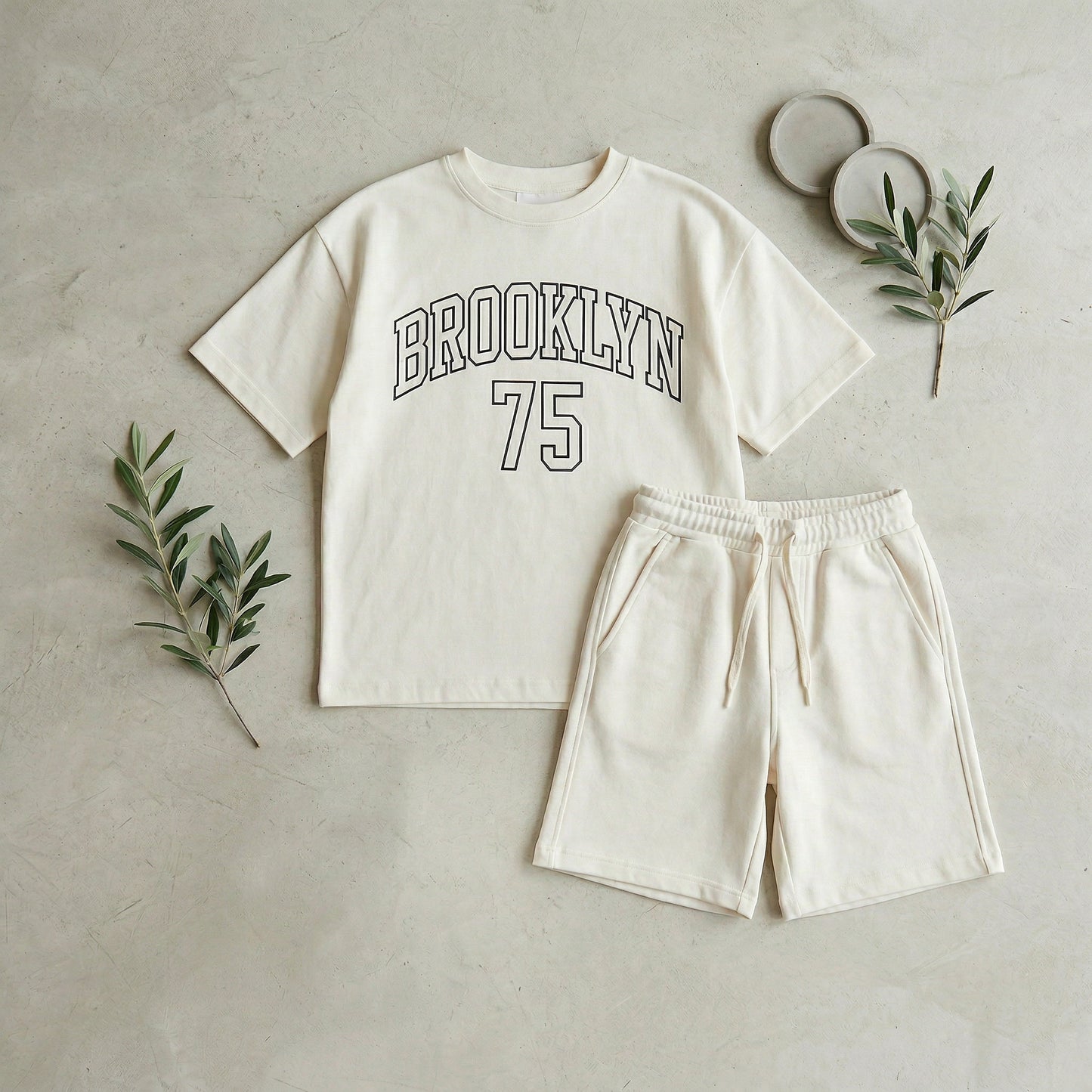 Oversized BROOKLYN Set - Off White