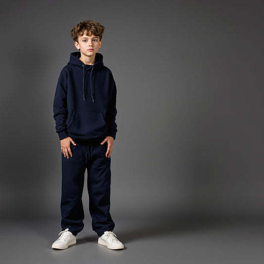 Navy Hoodie Set