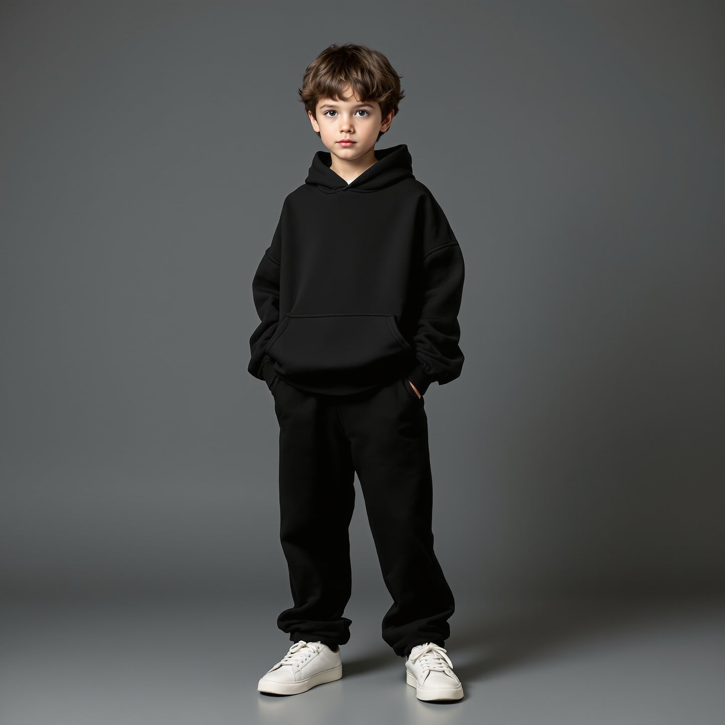 Black Hoodie Set