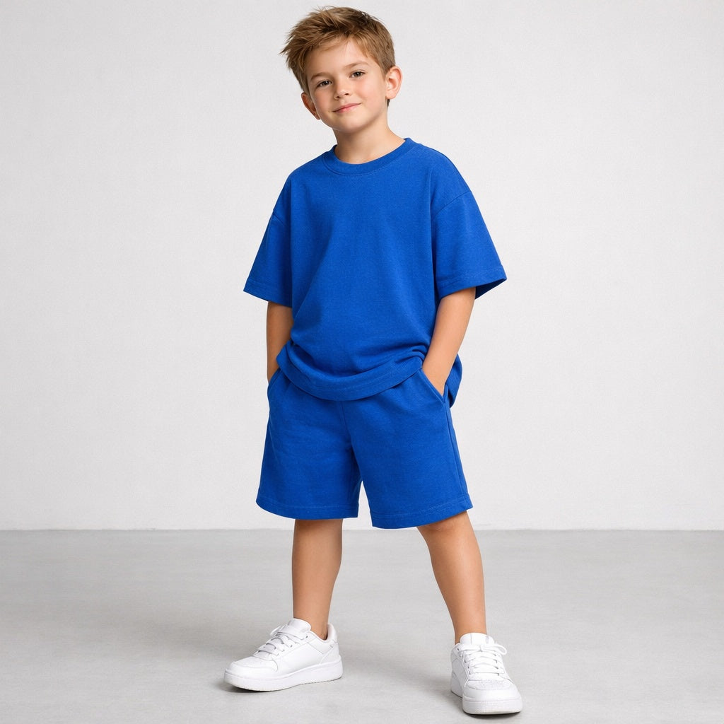 Oversized Basic Set - Ocean Blue