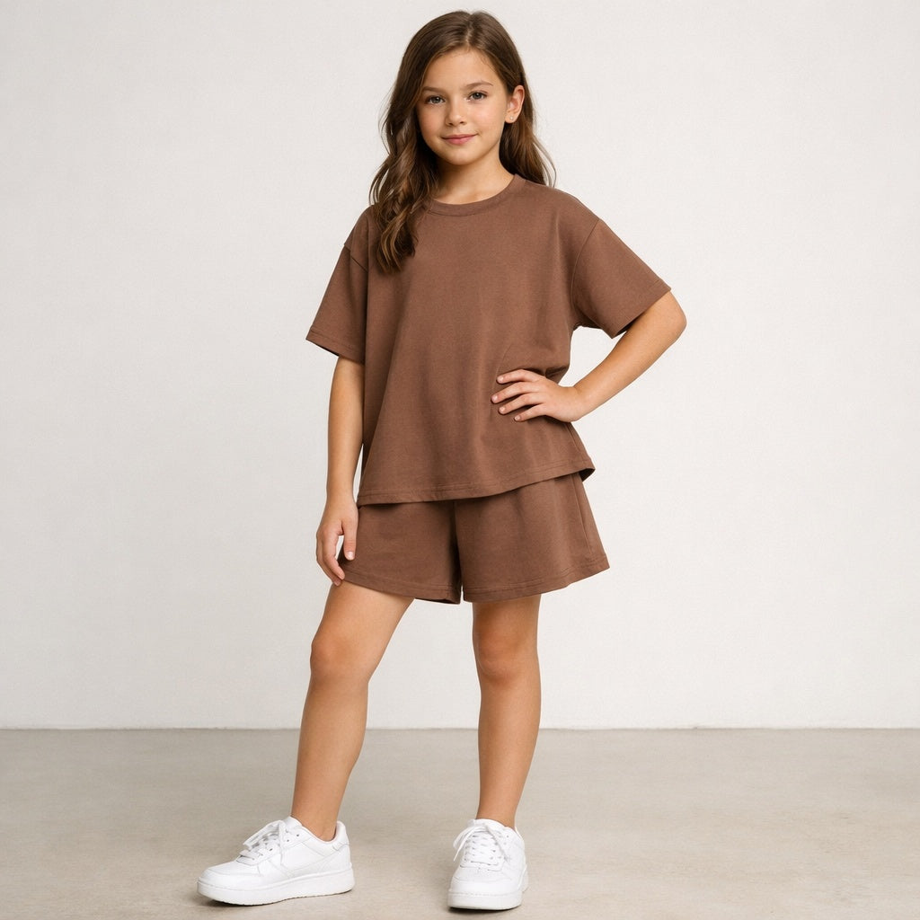 Oversized Basic Set - Mocha