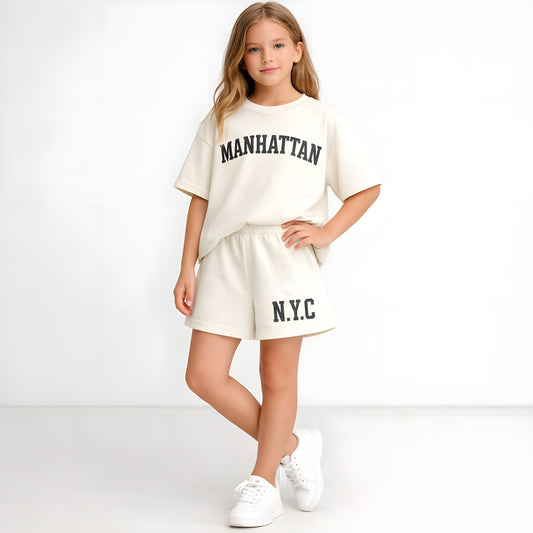 Oversized N.Y.C Set - Cream Edition