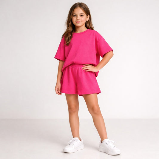 Oversized Basic Set - Hot Pink Edition