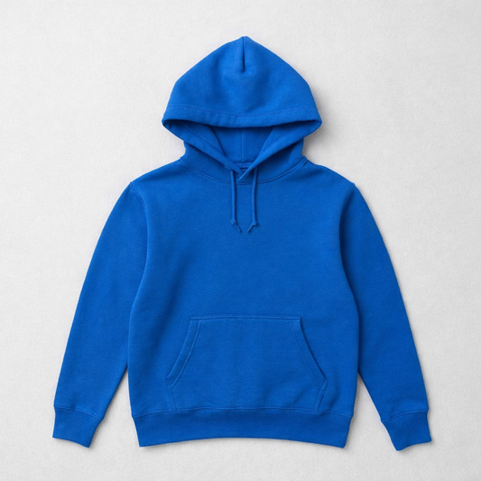 Blue Basic Hoodie