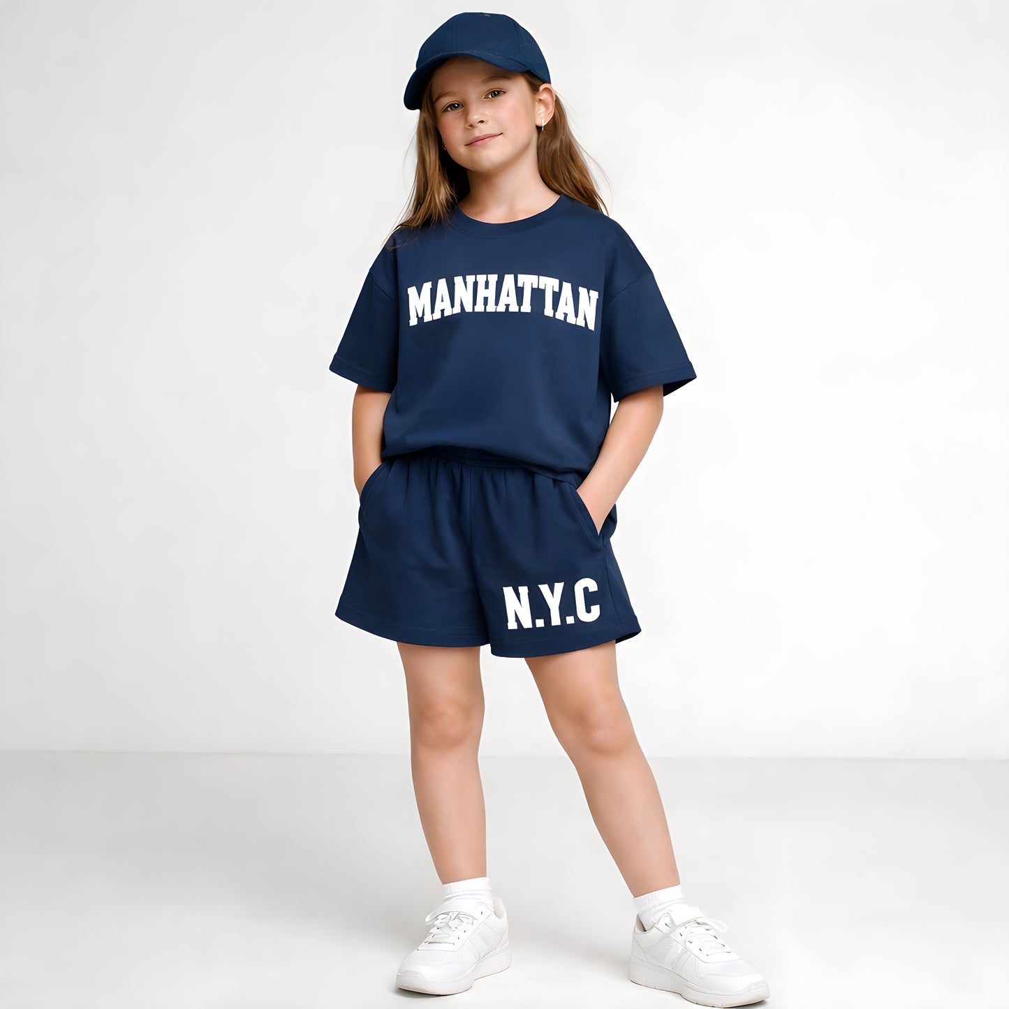 Oversized N.Y.C Set - Navy