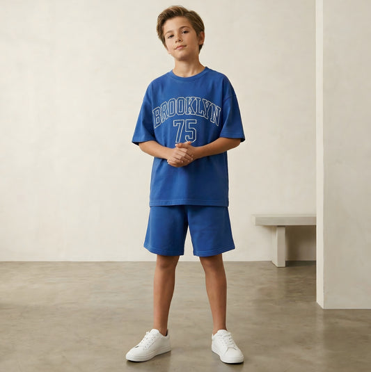 Oversized BROOKLYN Set - Ocean Blue Edition