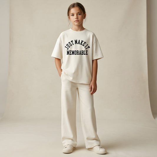 Oversized MEMORABLE Set - Cream Edition