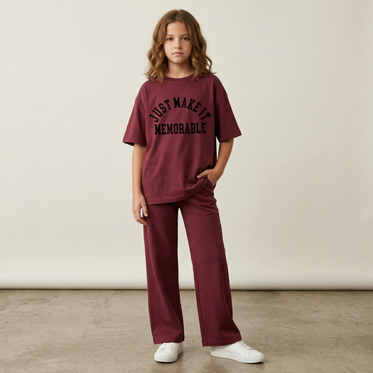 Oversized MEMORABLE Set - Burgundy Edition