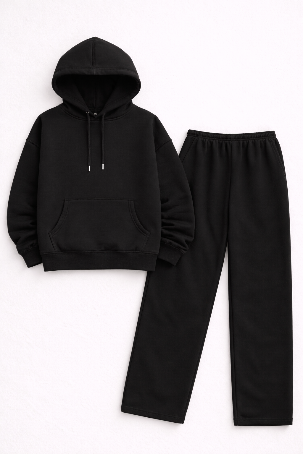 Black Hoodie Set