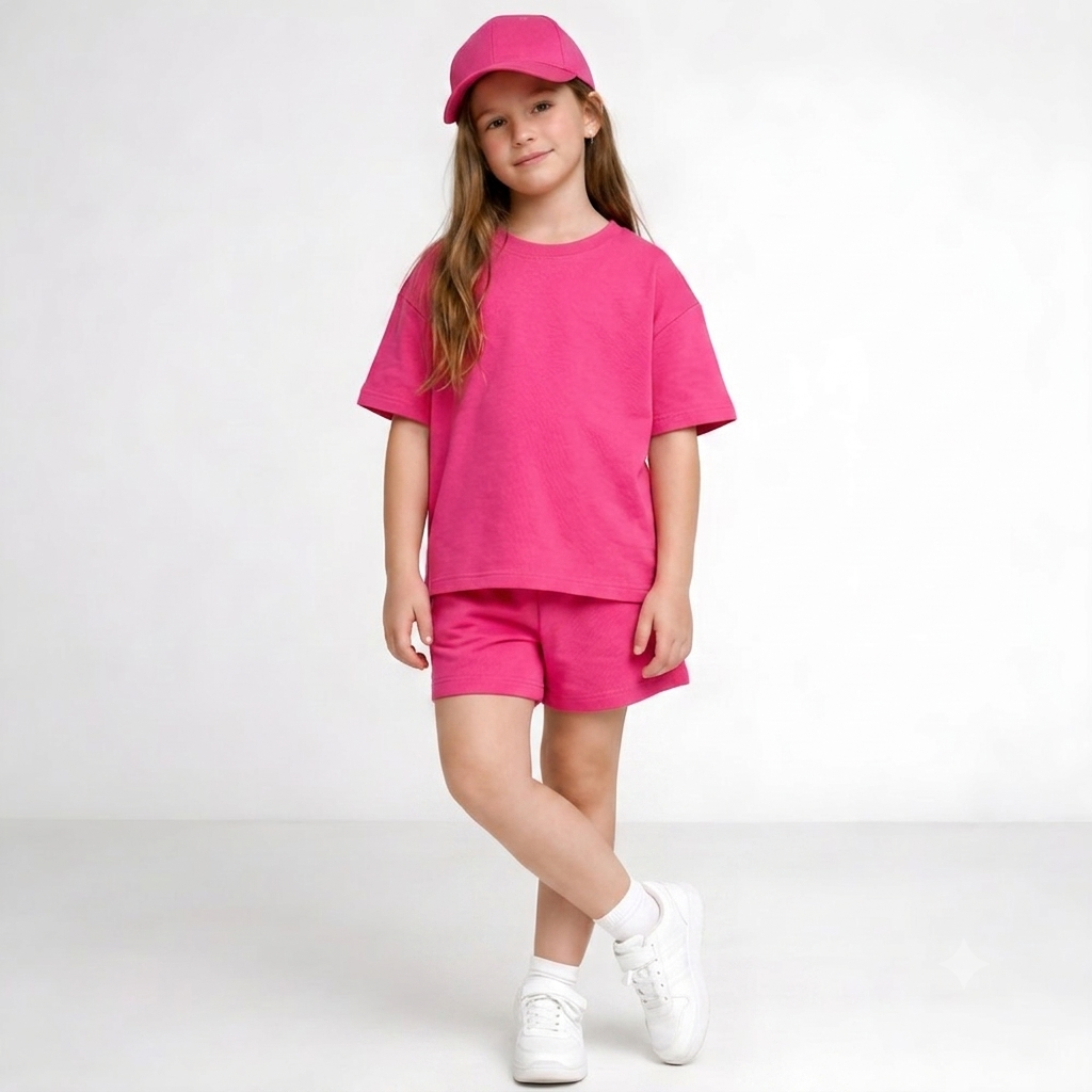 Oversized Basic Set - Hot Pink Edition